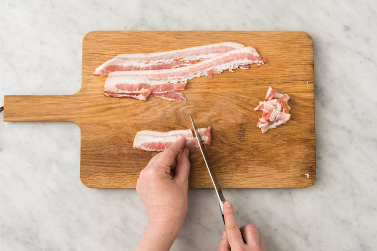 für das BACON-SALBEI-topping