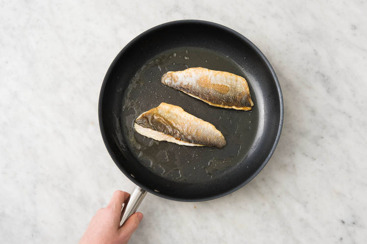 Zeebaarsfilet bakken