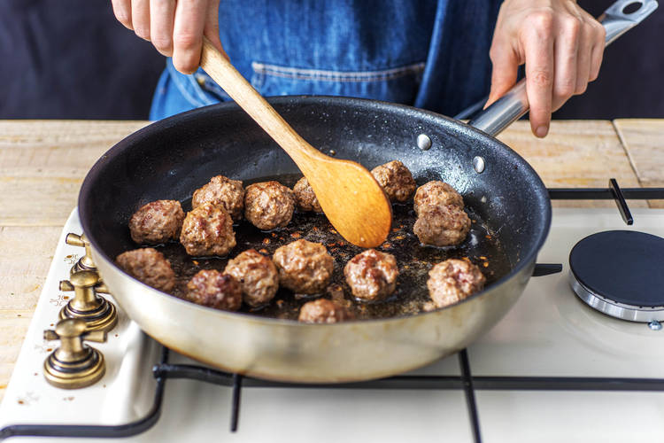 Brown the Meatballs