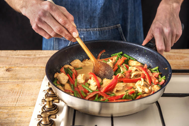 Stir-Fry the Chicken