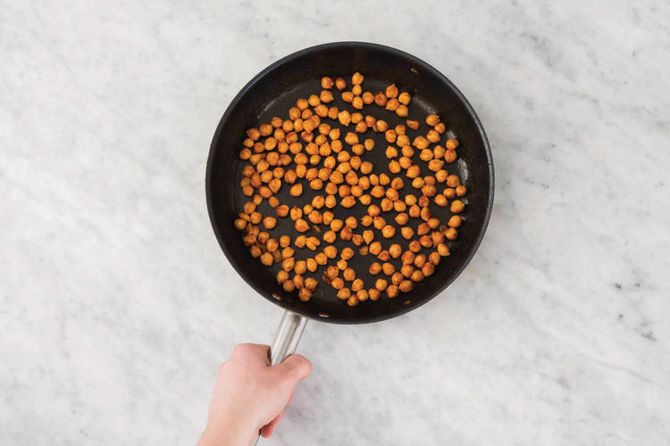 FRY THE CHICKPEAS