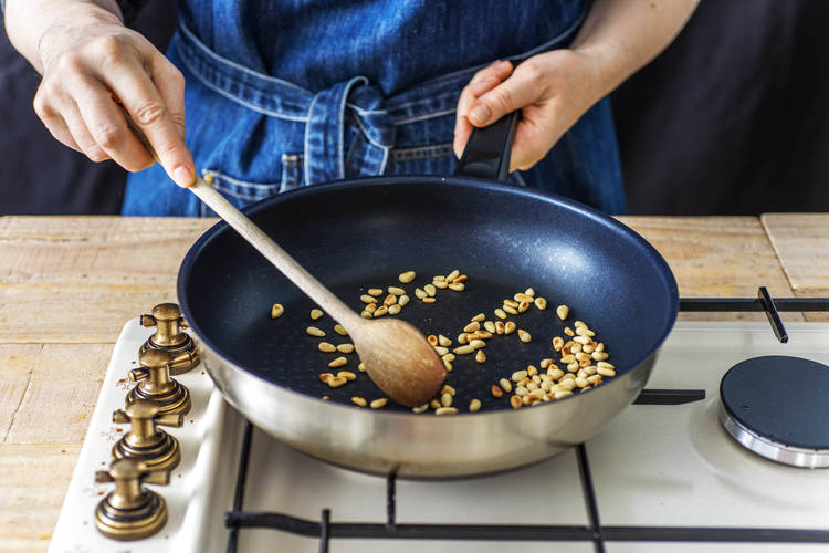 Toast the Pine Nuts