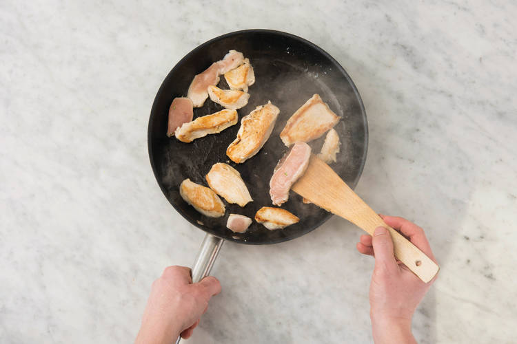Cook the chicken