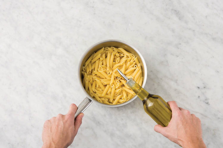 Cook the pasta