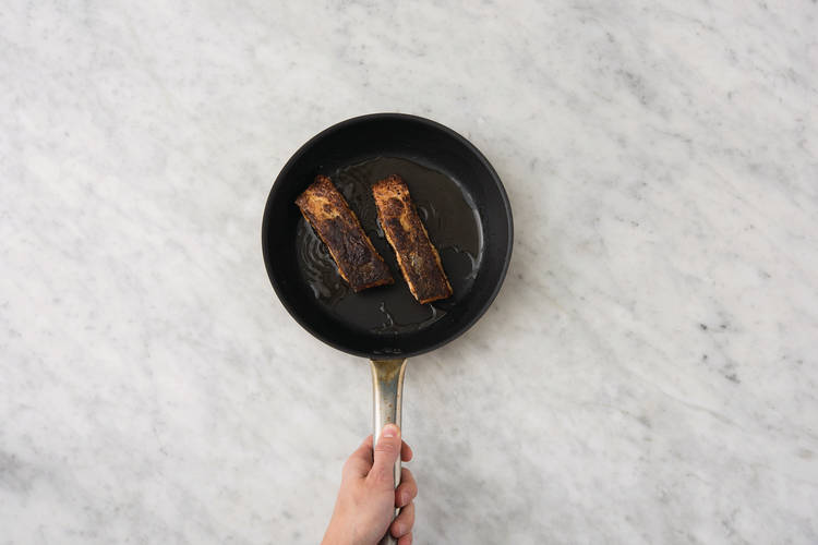 Cook the salmon