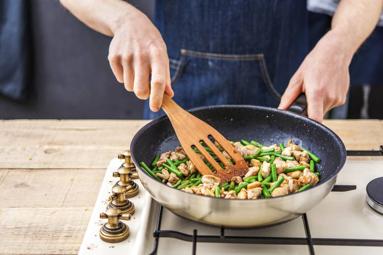 Stir-Fry the Chicken