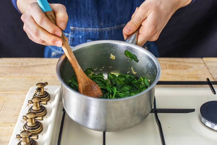 Saute the Spinach