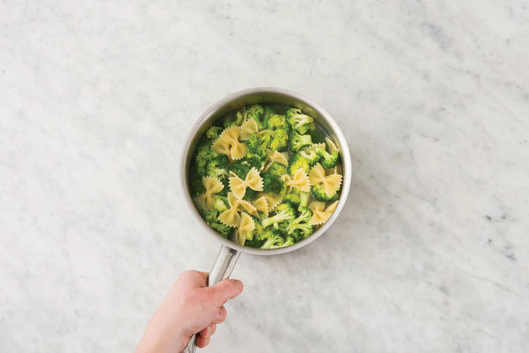 Cook the pasta