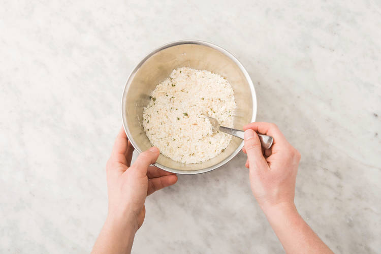 Make the parmesan crumb