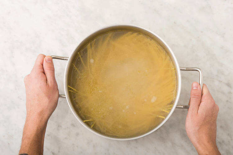 Cook the pasta