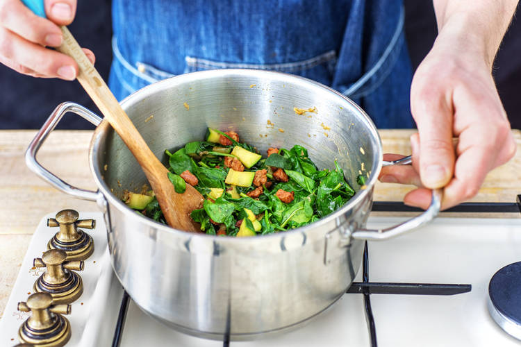 Add the Spinach