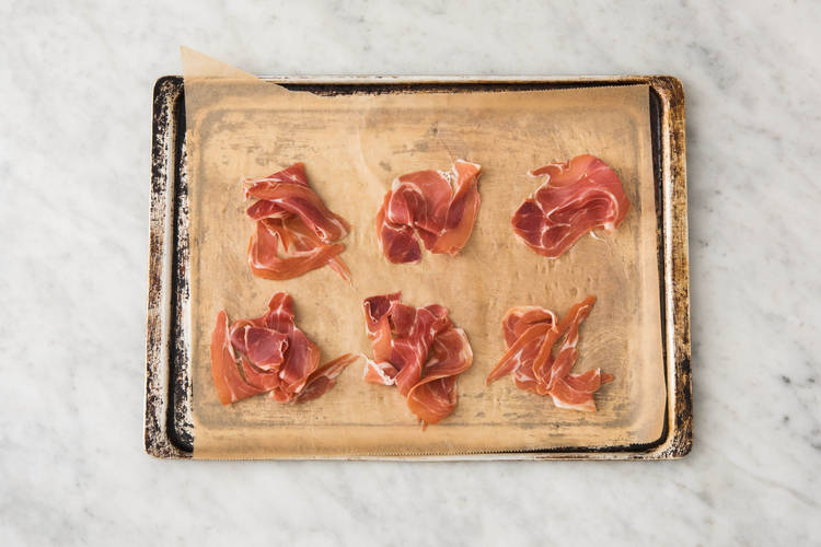 Cuire le jambon serrano