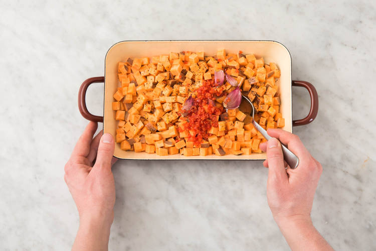 Préparer les patates douces