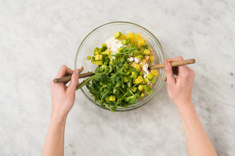Salade mengen