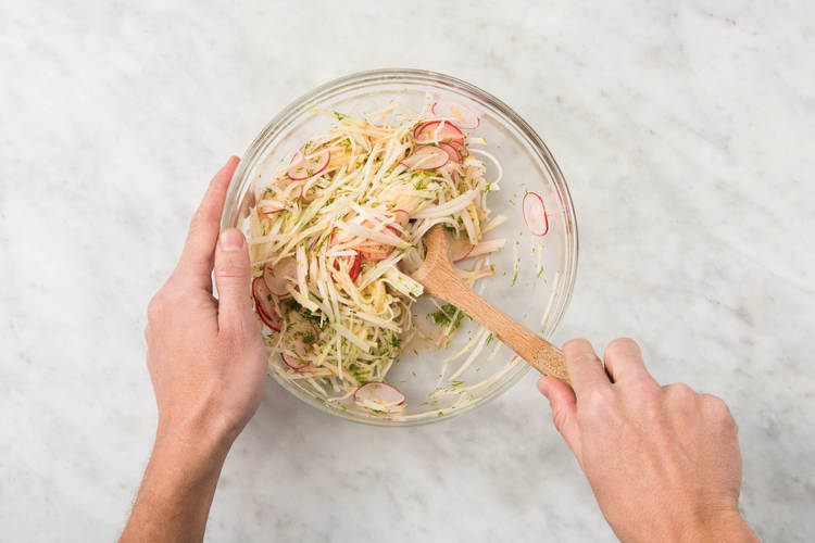 Salade mengen