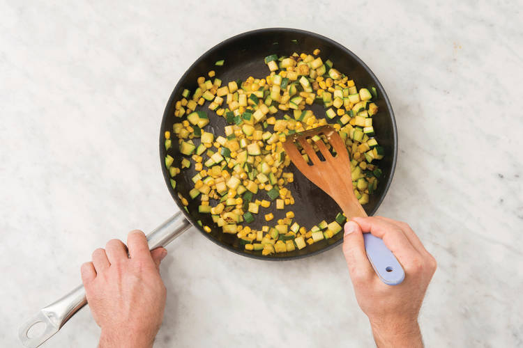 PREP & COOK THE VEG