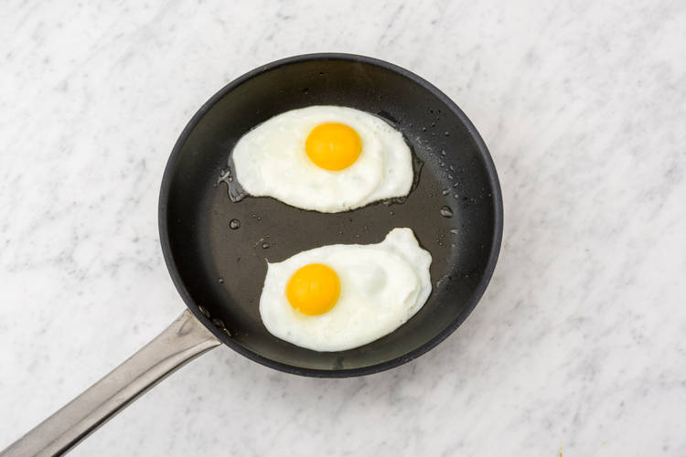 Cuire l'oeuf au plat