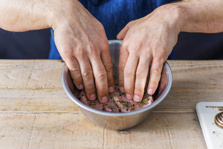 MARINATE THE PORK