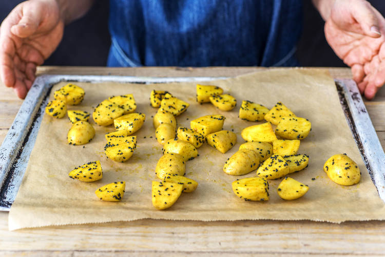 ROAST THE POTATOES