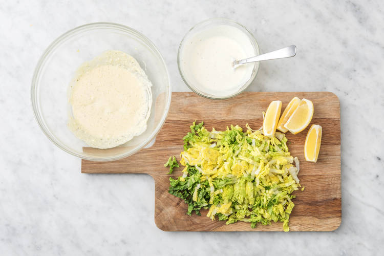 Salat vorbereiten