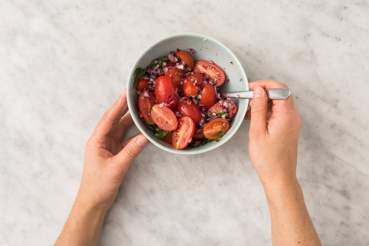 FINISH PREP & MAKE SALSA