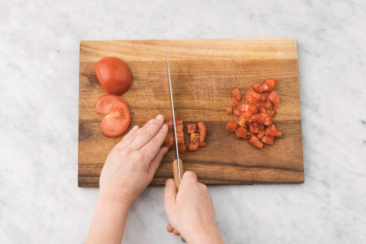 Make the tomato salad