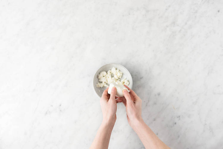 Mozzarella zupfen
