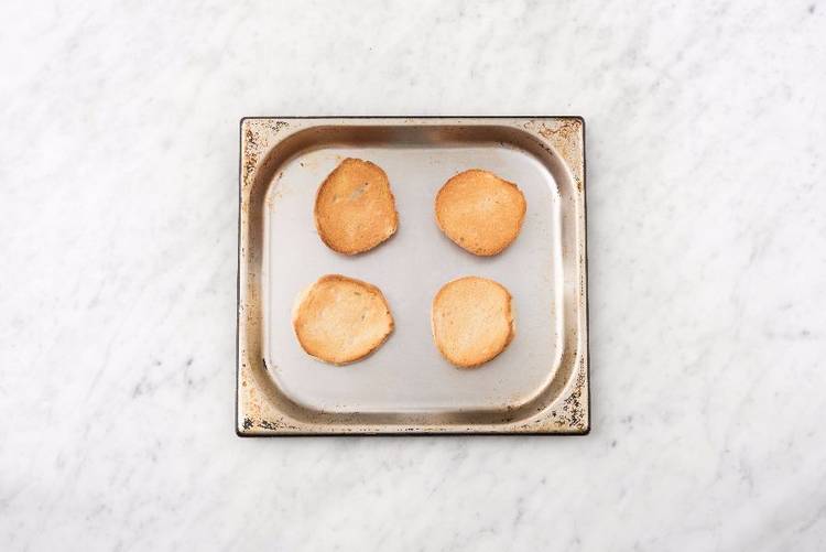 Toast Buns and Make Dressing