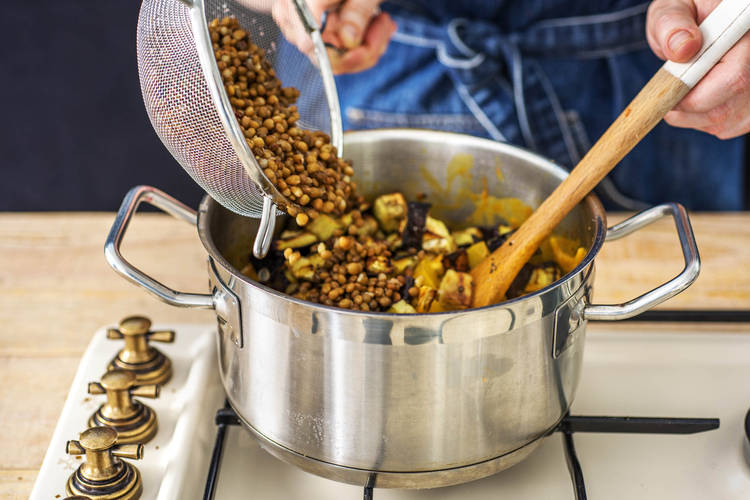 Add the Lentils