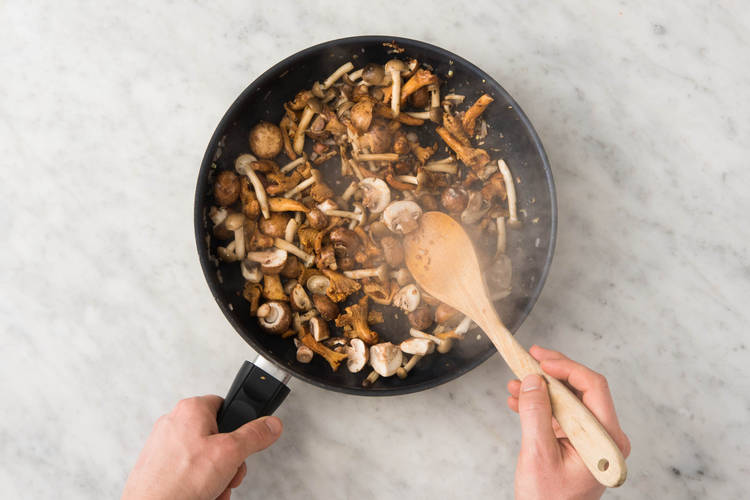 Cuire les champignons