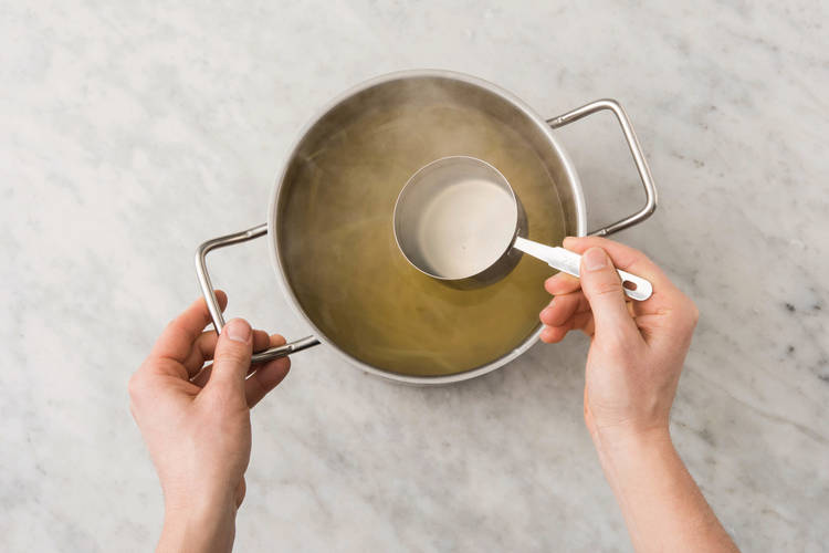 Cook the pasta