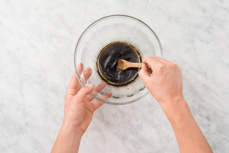 Préparer la vinaigrette