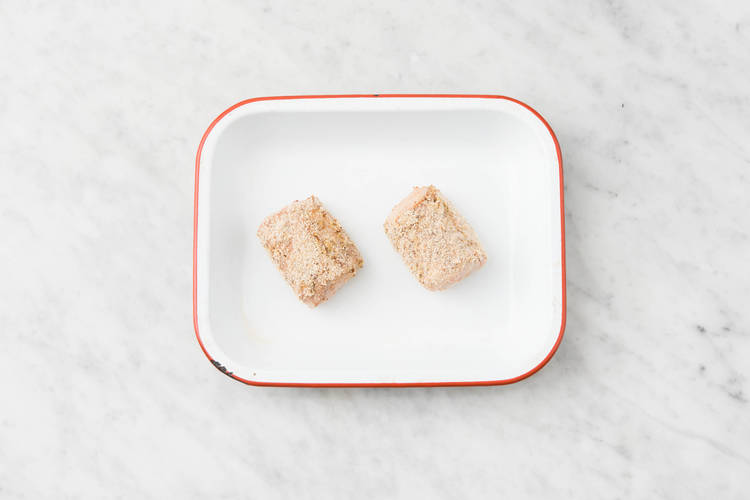 SCHWEINEFILETS PANIEREN