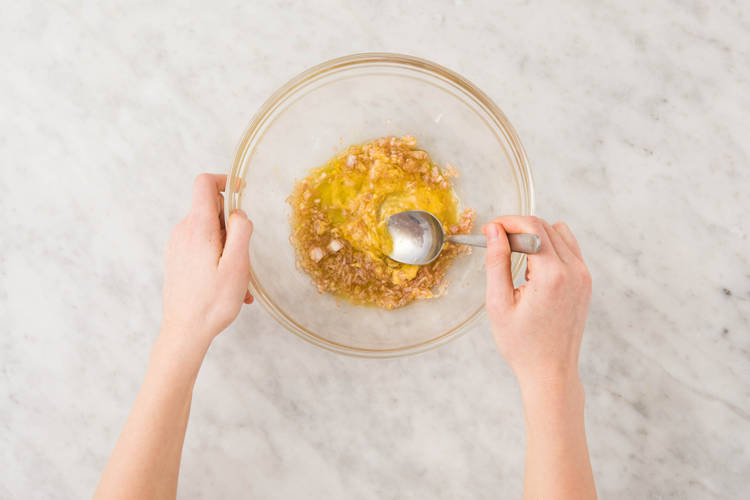 Préparer la vinaigrette