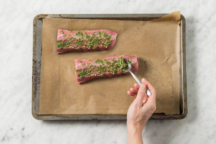 SCHWEINSFILET BACKEN