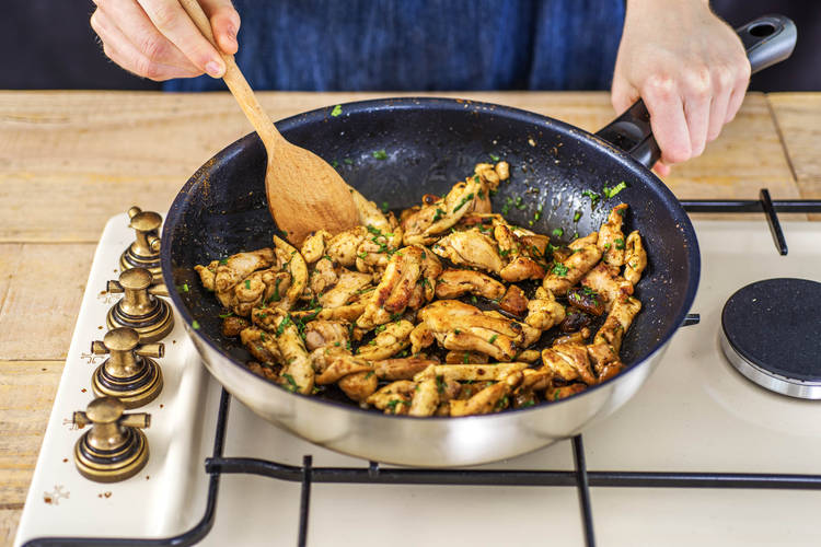 Pan-Fry the Chicken
