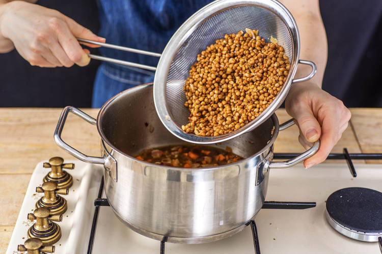 Add the Lentils