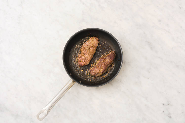 Cook the steak
