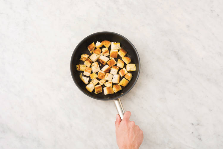 Make the croutons