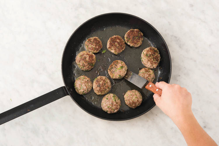 COOK THE LAMB RISSOLES
