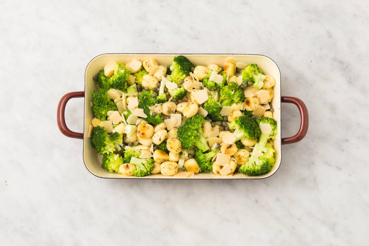 Mélanger les gnocchis