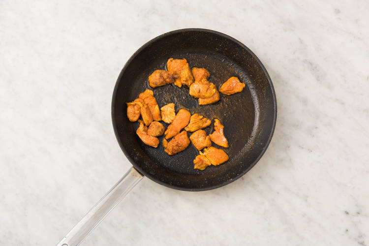 Make Sauce and Cook Chicken