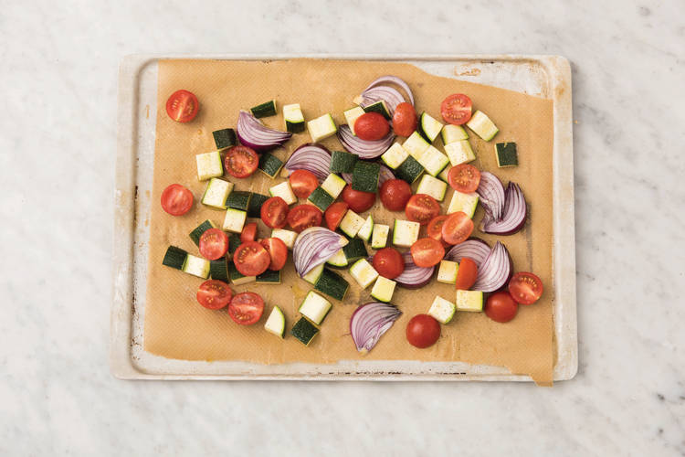 Roast the veggies
