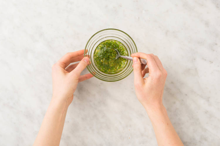 5 MAKE LEMON-CHIVE SAUCE