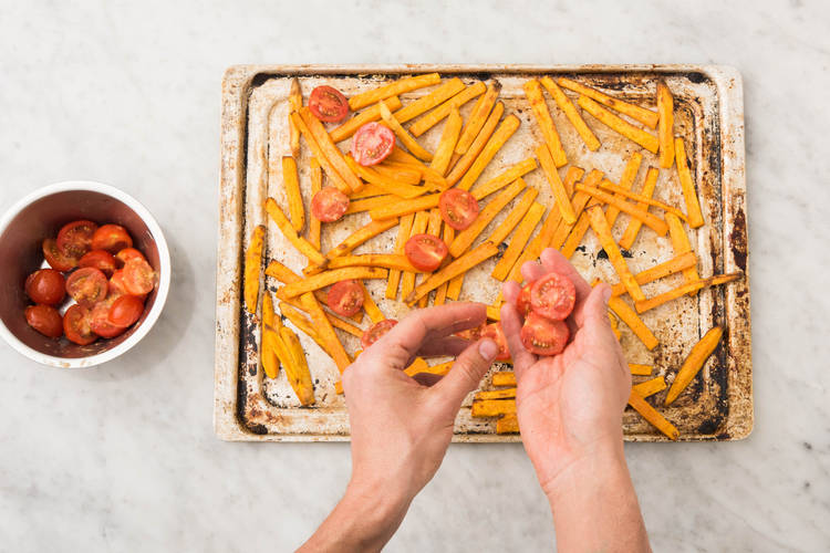 Apprêter les patates douces
