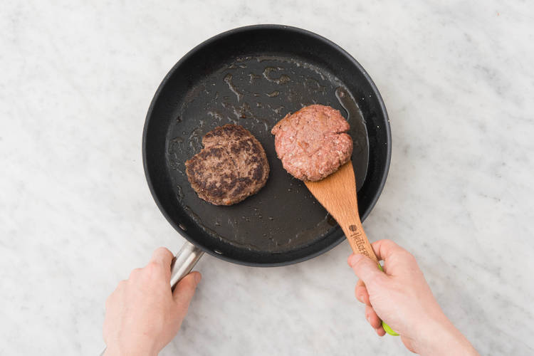 Cook Burgers and Toast Buns
