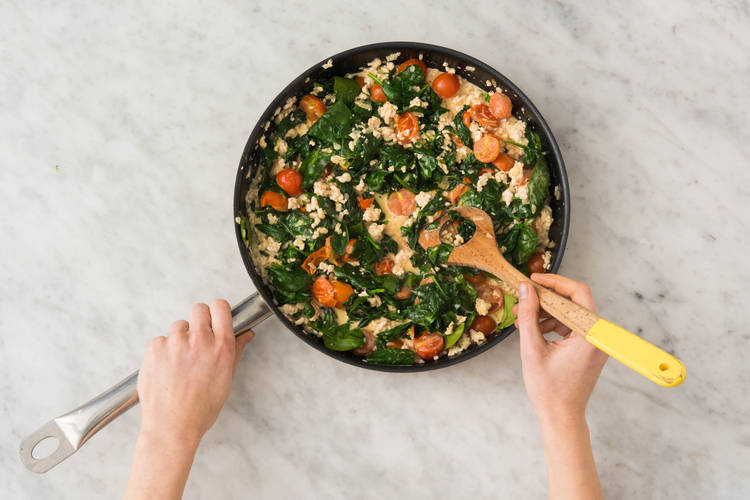 Ajouter les épinards