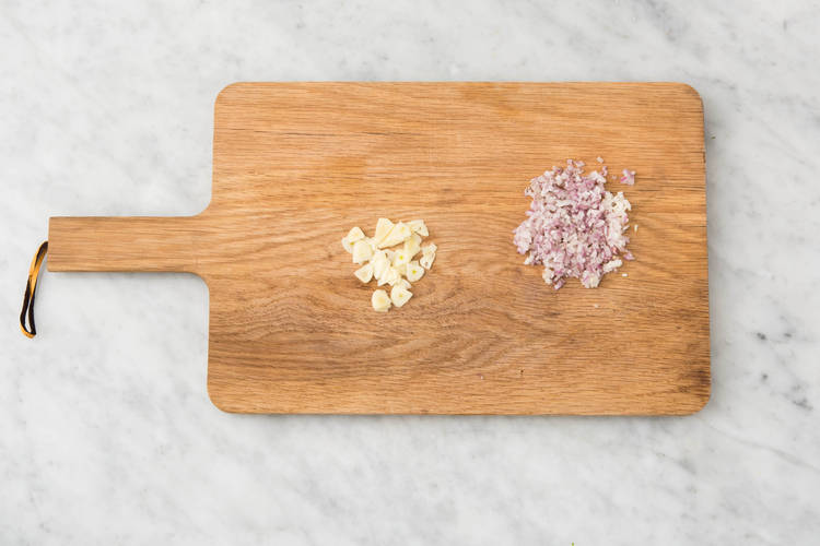 Boil Stock and Prep Risotto