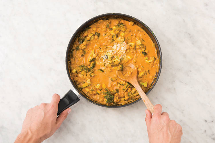 Finish the curry