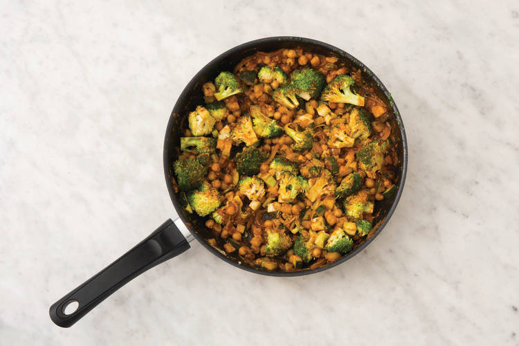 Add the curry paste